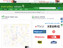 Tablet Screenshot of everydayvalues.com